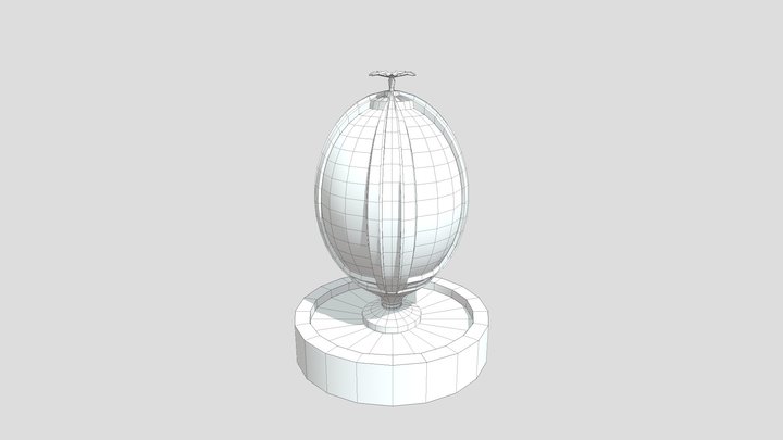 Egg V4 Model - No textures 3D Model
