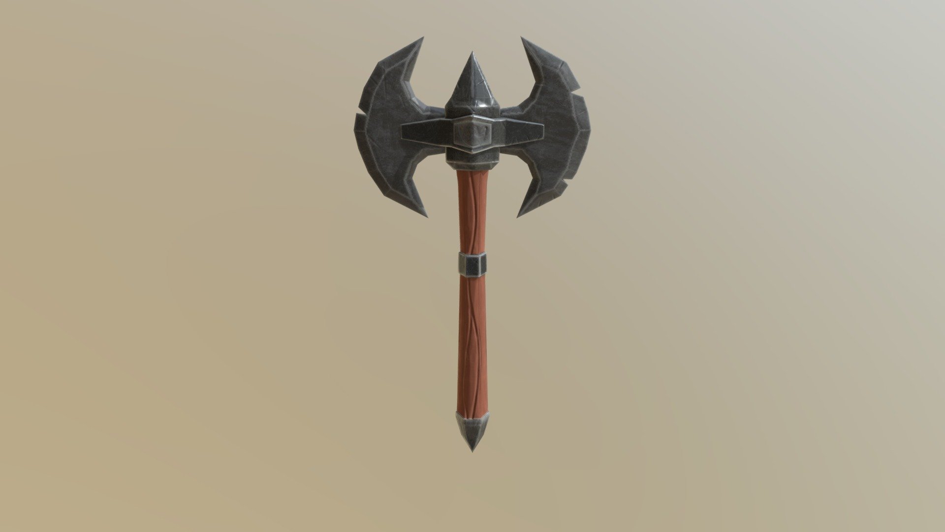 Fantasy Stylized War Axe