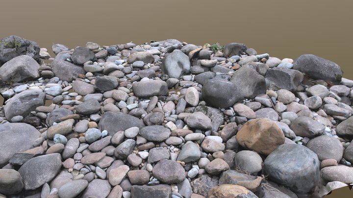 Big Rocks ground 3D Model