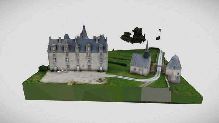 Château de Bourgon 3D Model
