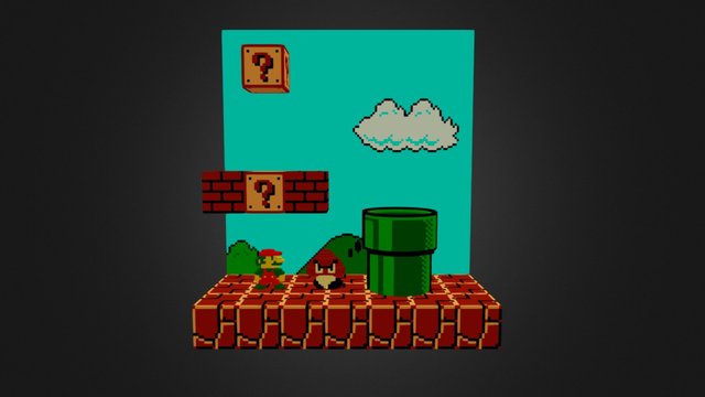 Super Mario Land 3D Model