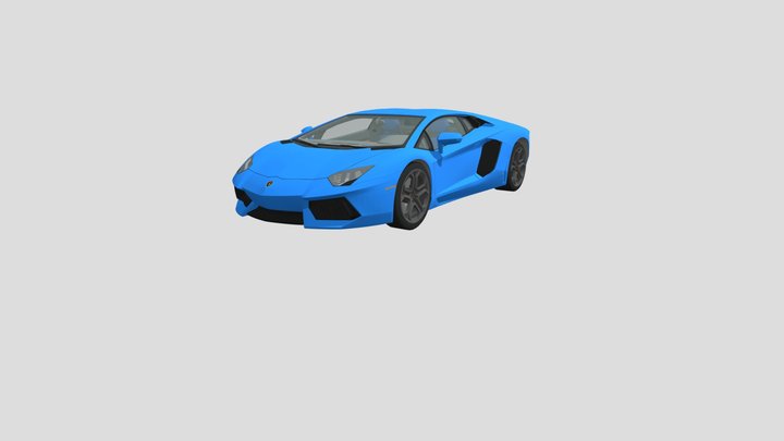 Lamborghini aventador LP 700-4 3D Model