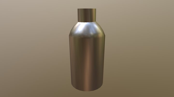Simple Bottle 3D Model