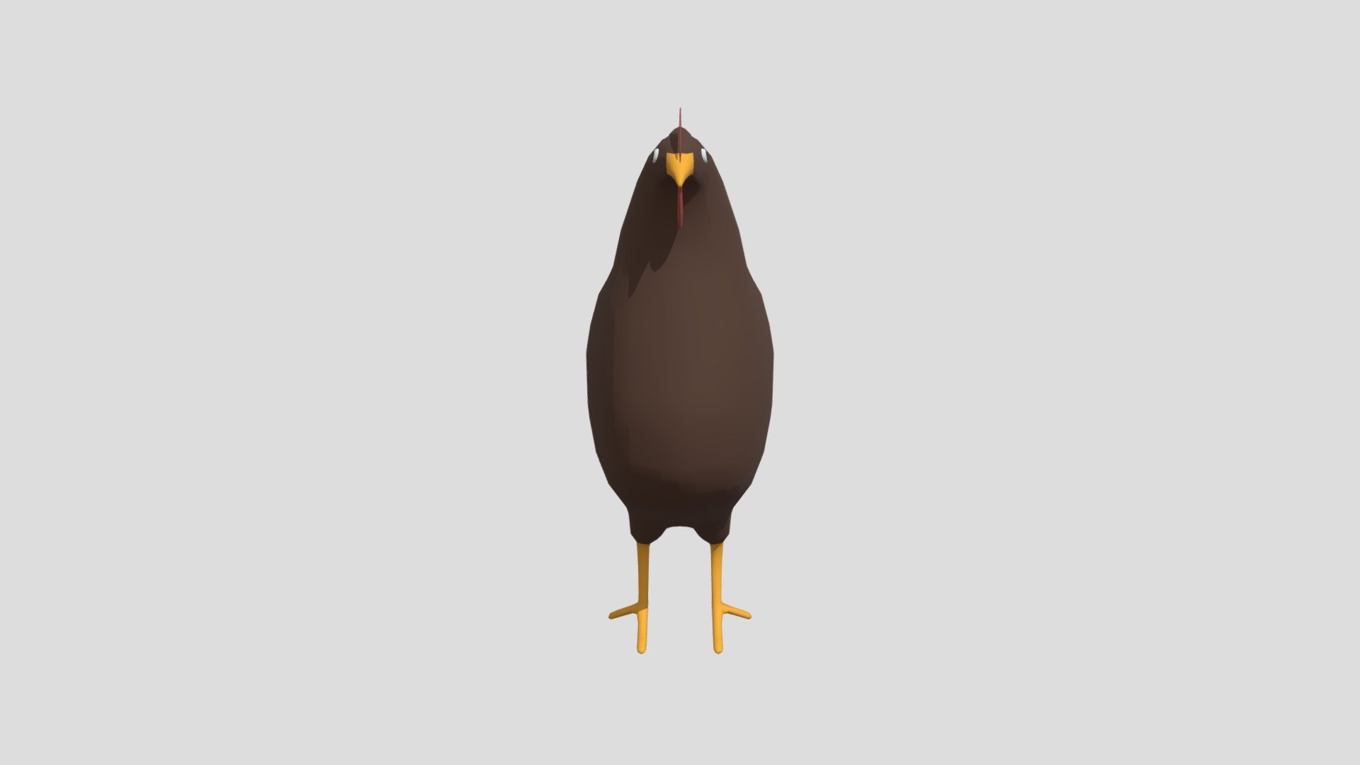 Hen Low Poly