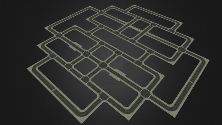 City_Base_Road 3D Model