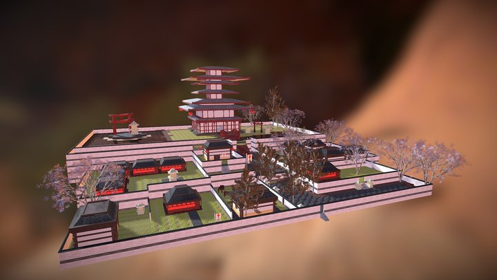 Entorno Modular - Japón 3D Model