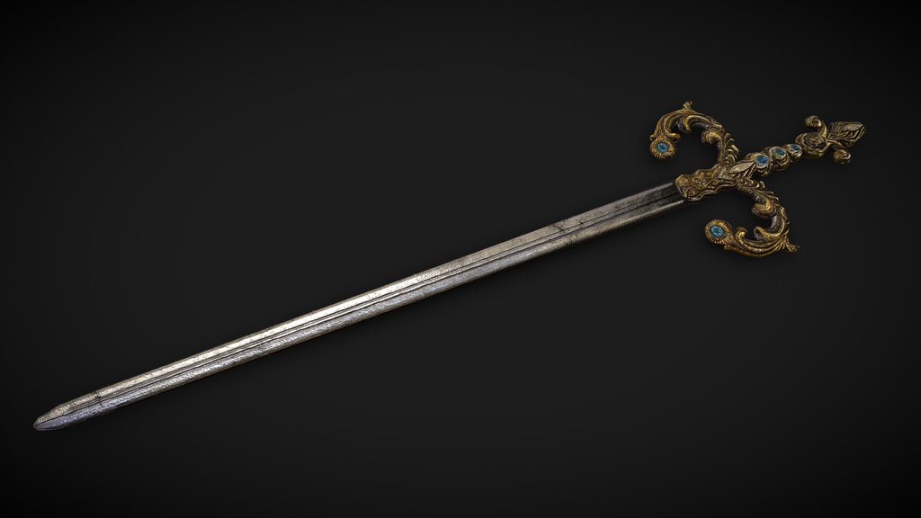 Gilded Shortsword