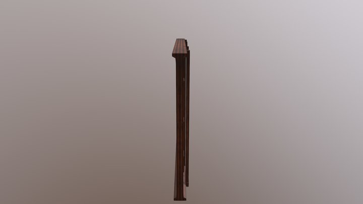 Sliding Japanese Doors 3D Model