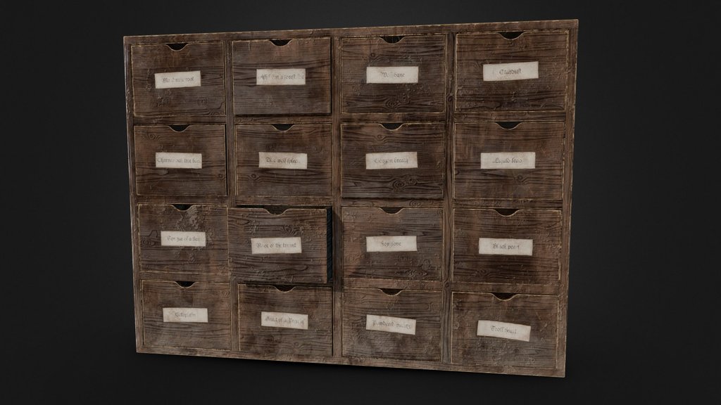 Alchemy Ingredients Shelf