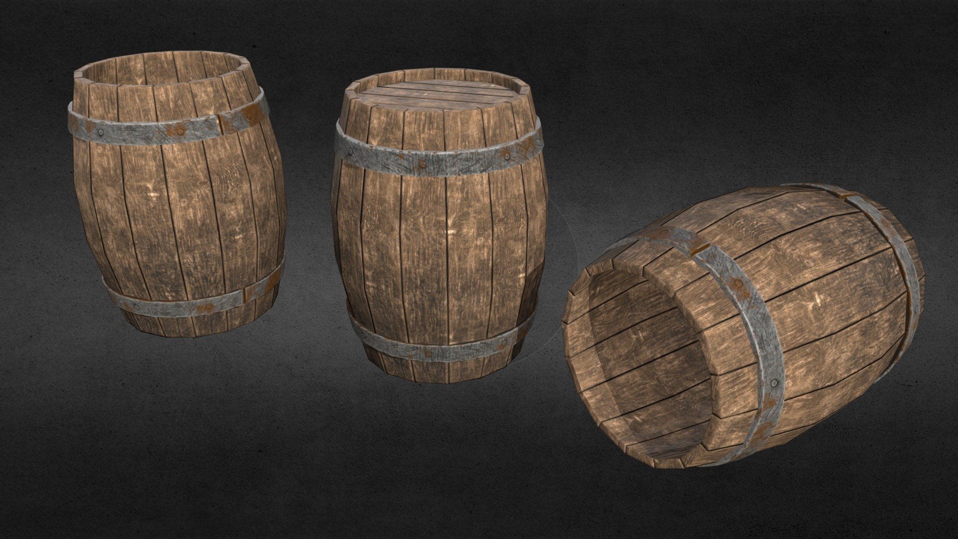 3D modular Barrels - Low Poly. - Buy Royalty Free 3D model by JP ...