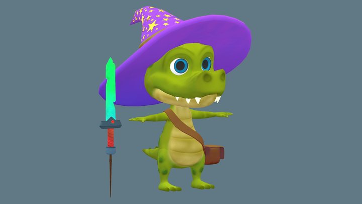 Coco the Magician 3D Model