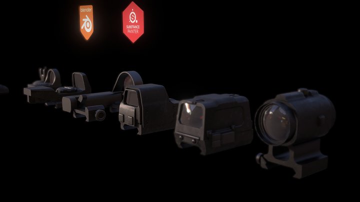 Sights Free Kit v2.0 3D Model