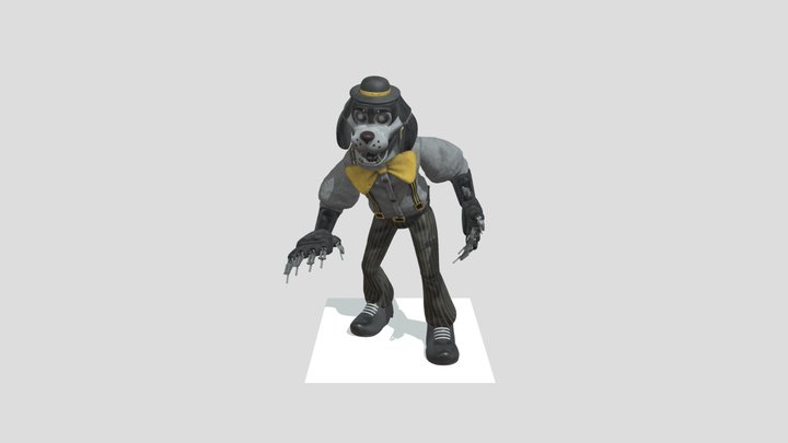 Jet Black Buster 3D Model