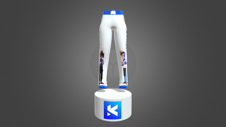 Pants KLUBX Metaverse 3D Model
