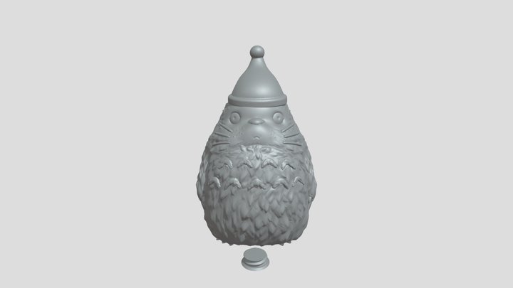 Alcancía de Totoro-Claus 3D Model