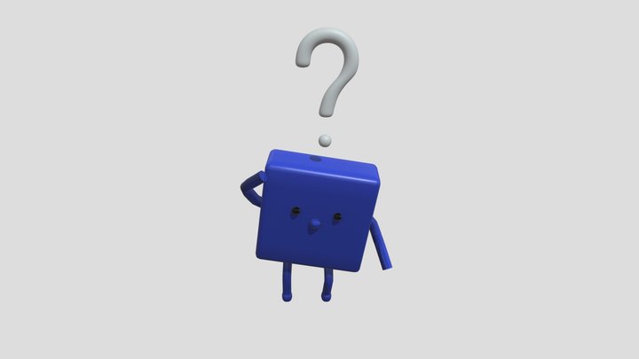 Cube Question 3D Model