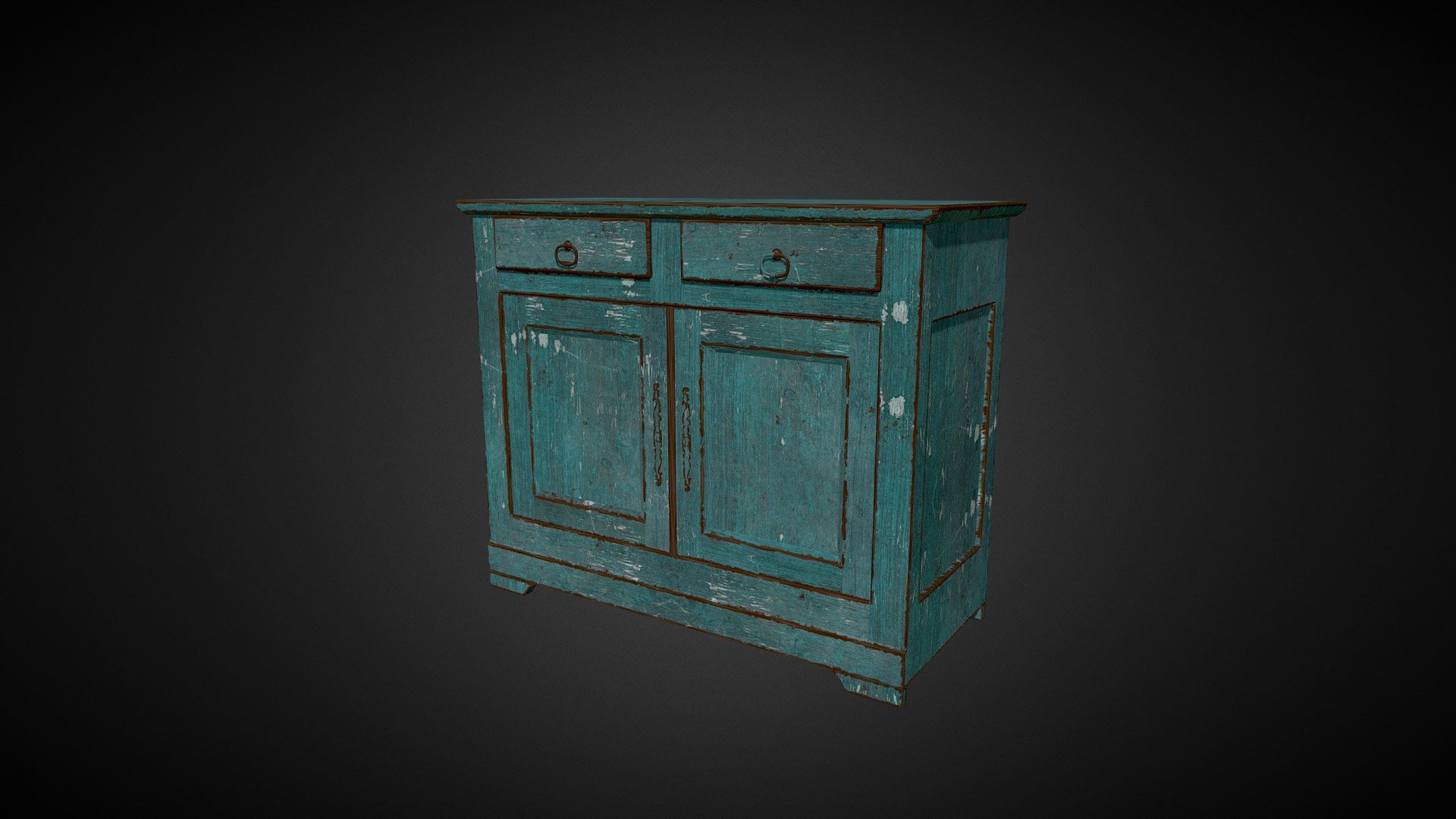 ACCENT CABINET RUST