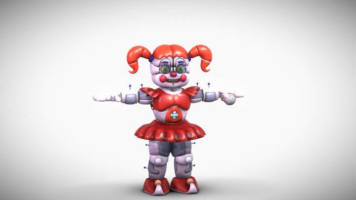 FNAF AR BABY 3D Model