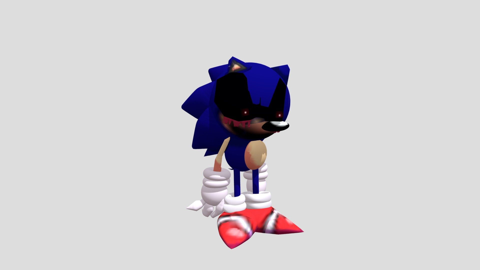 Sonic Exe FNF 2D 3D Rig - Download Free 3D model by bob