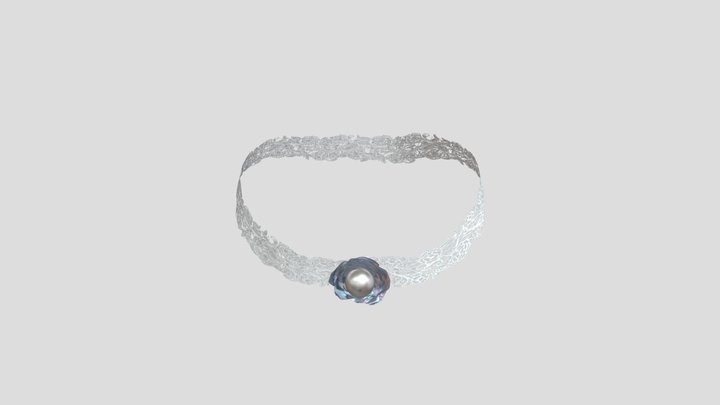 Lace Choker 3D Model