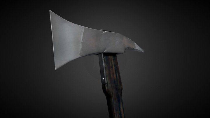THE BLACKDEVIL DISTORTION METAL HARD AXE 3D Model