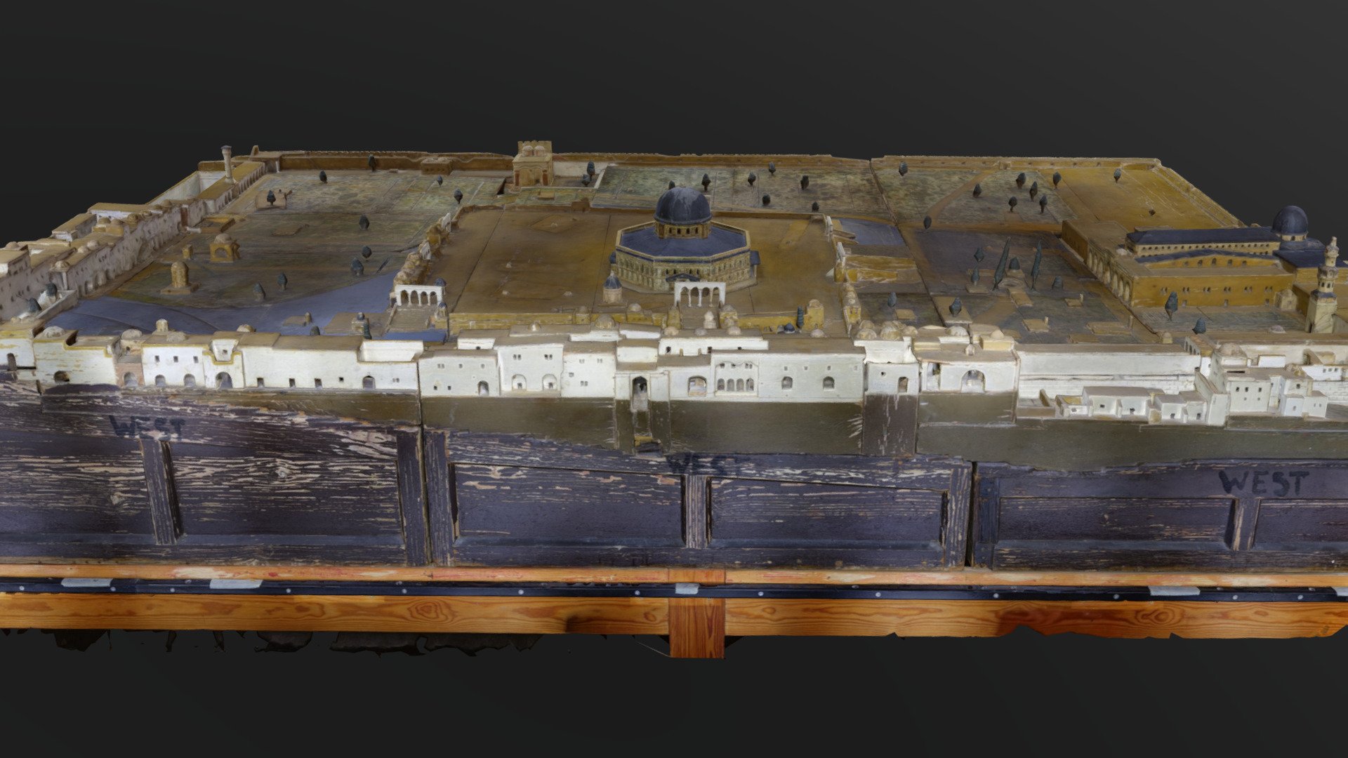 Modell 1 - Gesamtmodell Tempelberg — Sketchfab embed 3D viewer