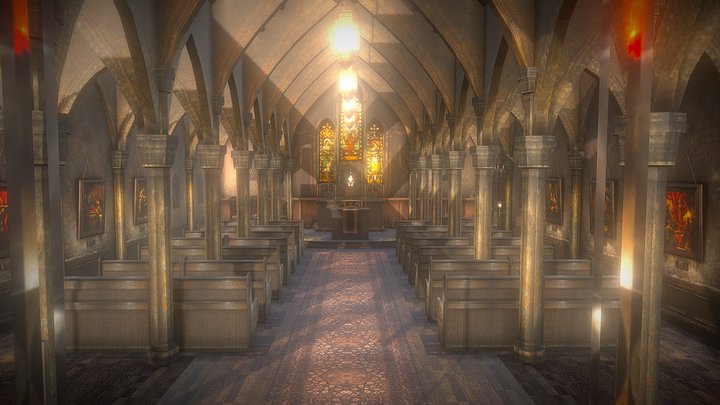 Silent Hill 3 cathedral 3D Model