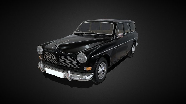 Volvo Amazon Wagon 1961 3D Model