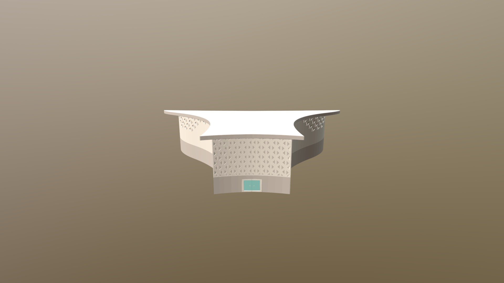 Parametric building - 3D model by lukaszkomon [032fe15] - Sketchfab