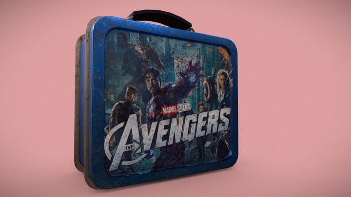 Avengers Lunchbox 3D Model