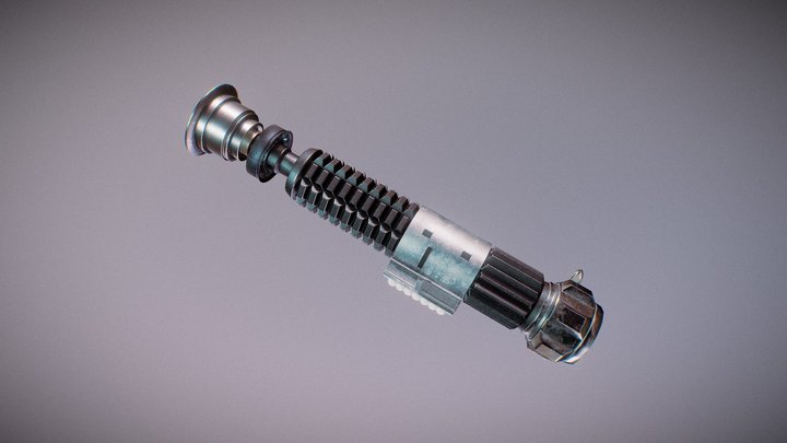 Obi-Wan Lightsaber 3D Model