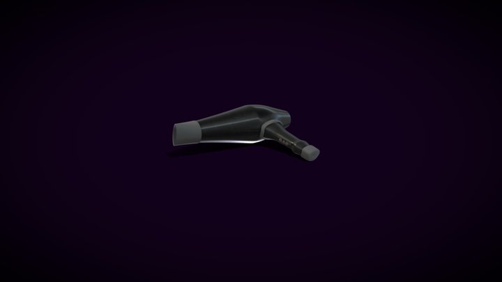 Hair Dryer Prop 3D Model