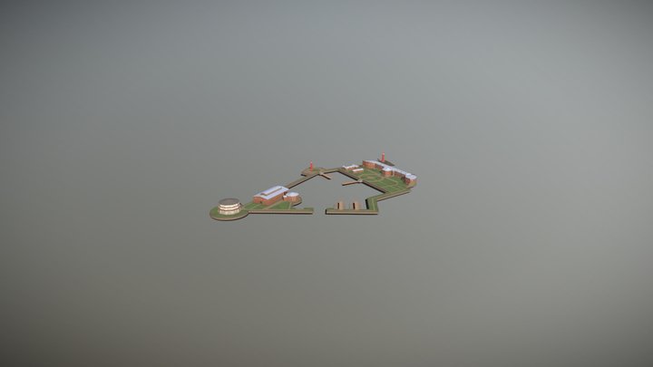 Fort Kronshlot 3D Model