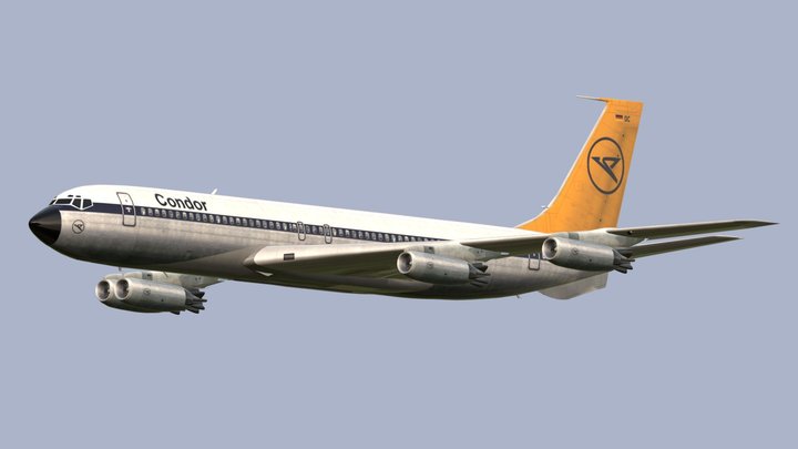 Condor Boeing 707-430 – Free 3D Model STL