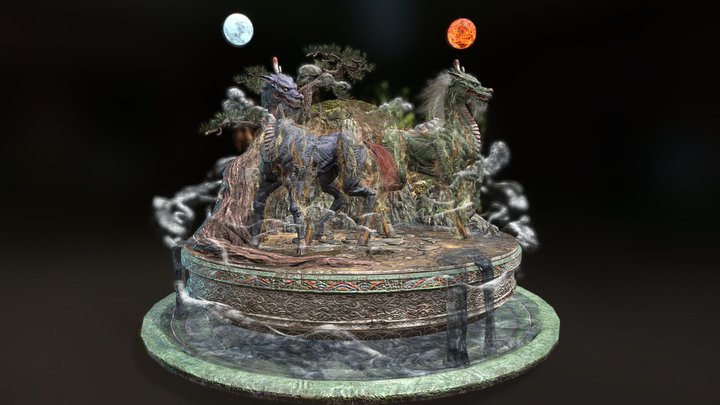 kirin(麒麟) , Irworobongdo 3D Model