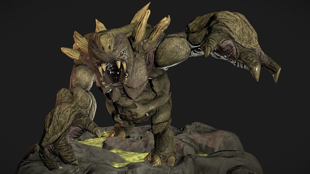 The last mother - "The beast" Polycount contest 3D Model