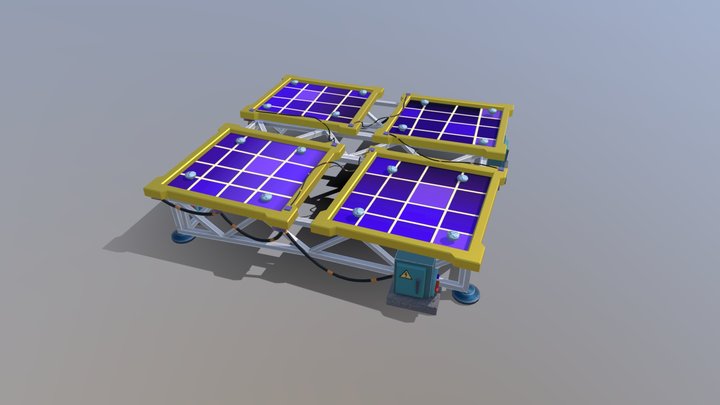 Solar Panel test 3D Model