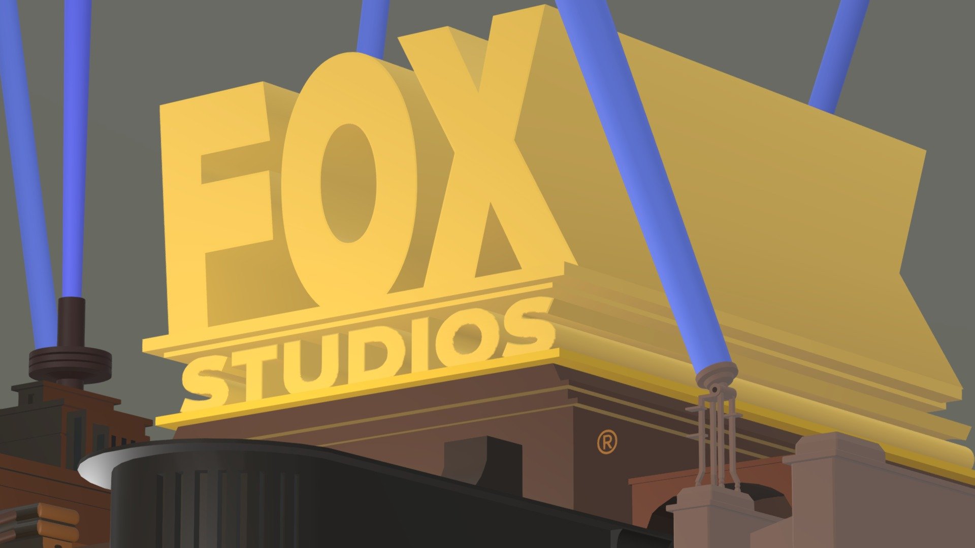 Fox Studios Logo 2014 Remake V5 - Download Free 3D model by TCF Central