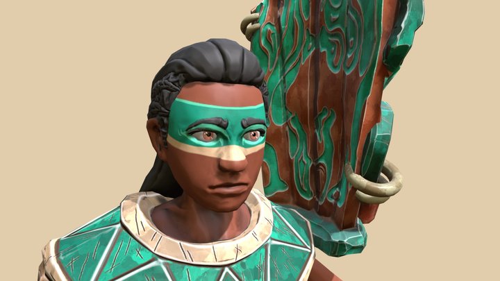 Lilo the hawaiian warrior 3D Model