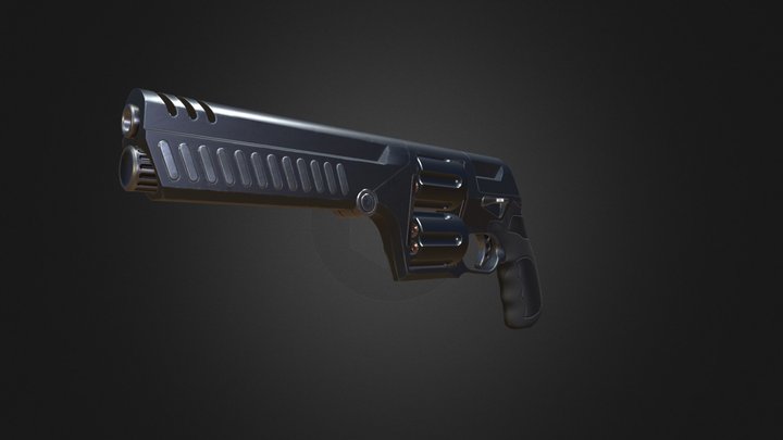 Double Revolver 3D Model