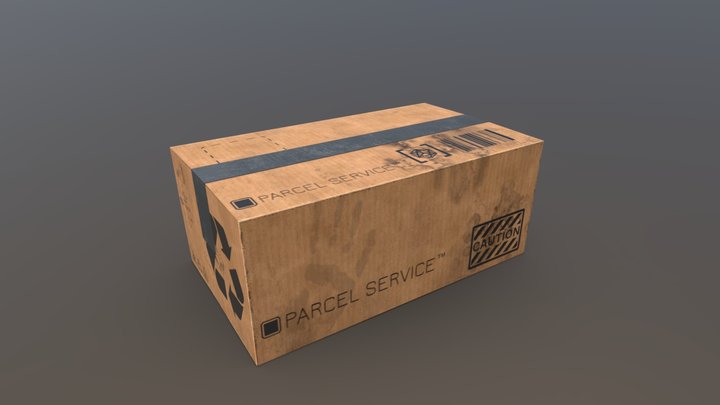 Box package 3D Model