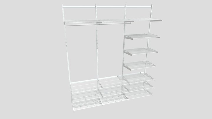 Shelves Wire - Shelf bracket 3D Model