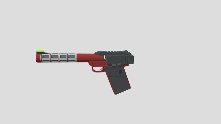 Buckmark Red 3D Model