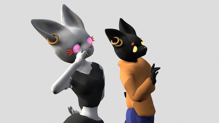 cats 3D Model