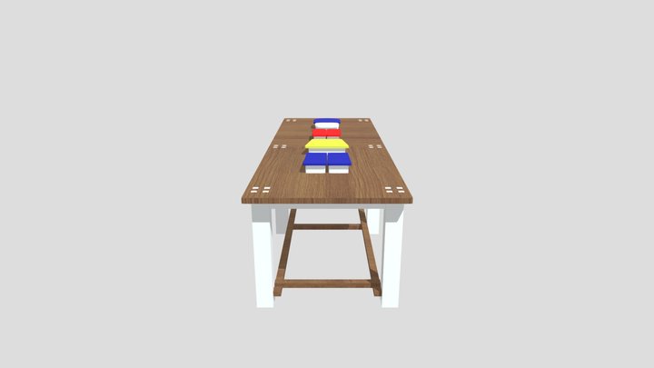 Mesa Lego Plus 3D Model