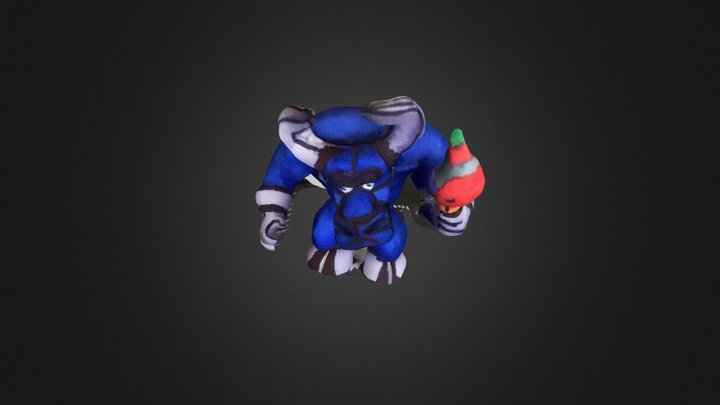 minitaur face scan 3D Model