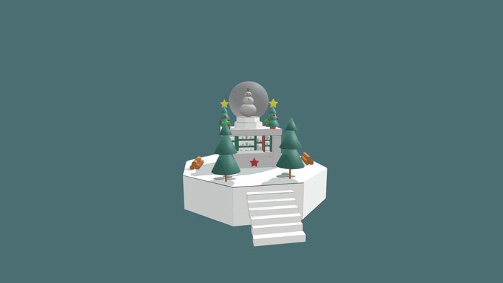 Snowglobe Stall 3D Model