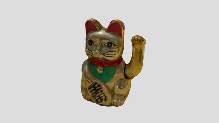 Lucky Cat (v) 3D Model