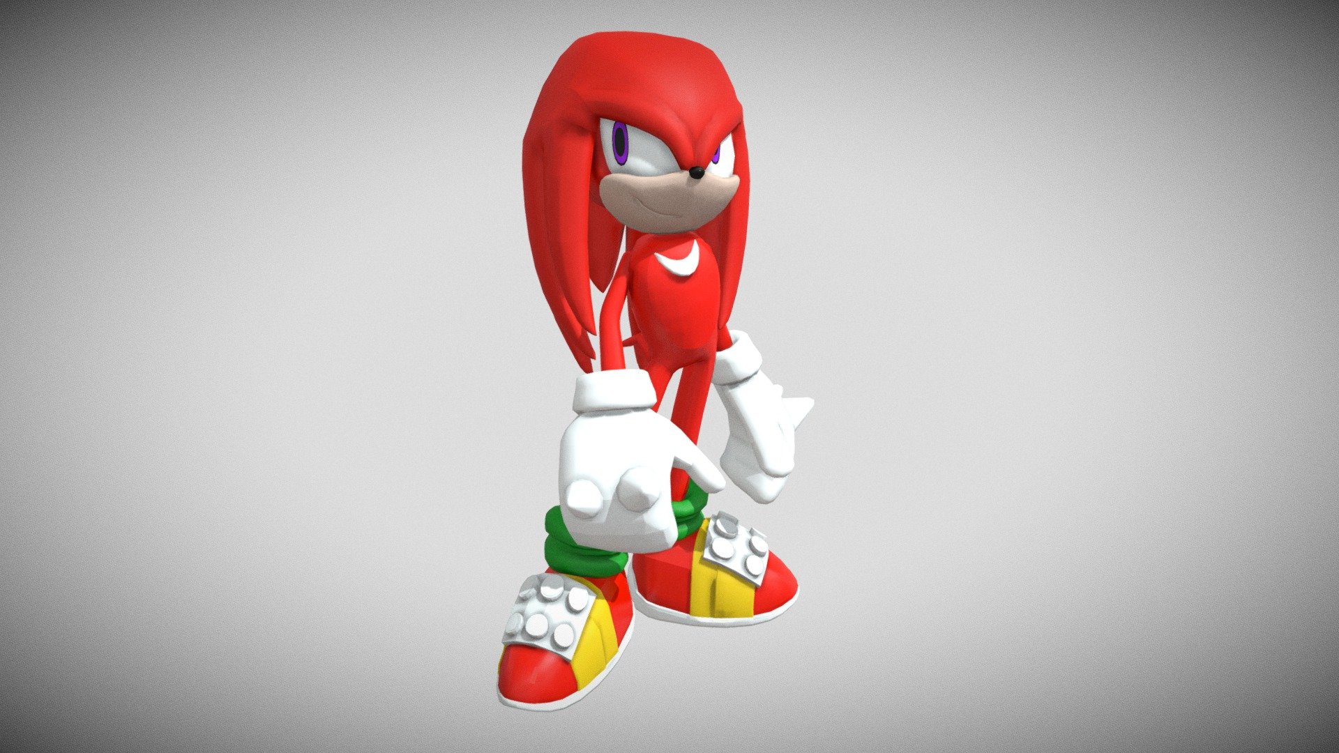 Knuckles - 3D model by Raphael Melgaço (@raphaelmelgaco) [0338141 ...