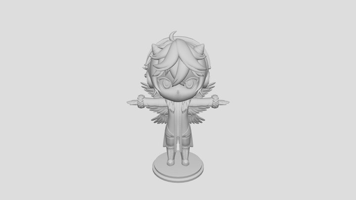 Comm - Caelian Nendoroid 3D Model